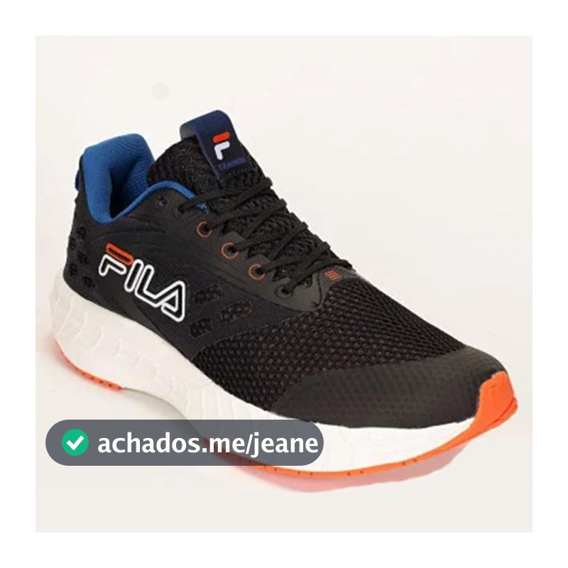 Tênis Fila Compass Masculino - Preto e Azul
