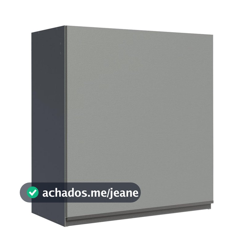 Armário Aéreo 60 cm 1 Porta Cinza Nice Madesa
