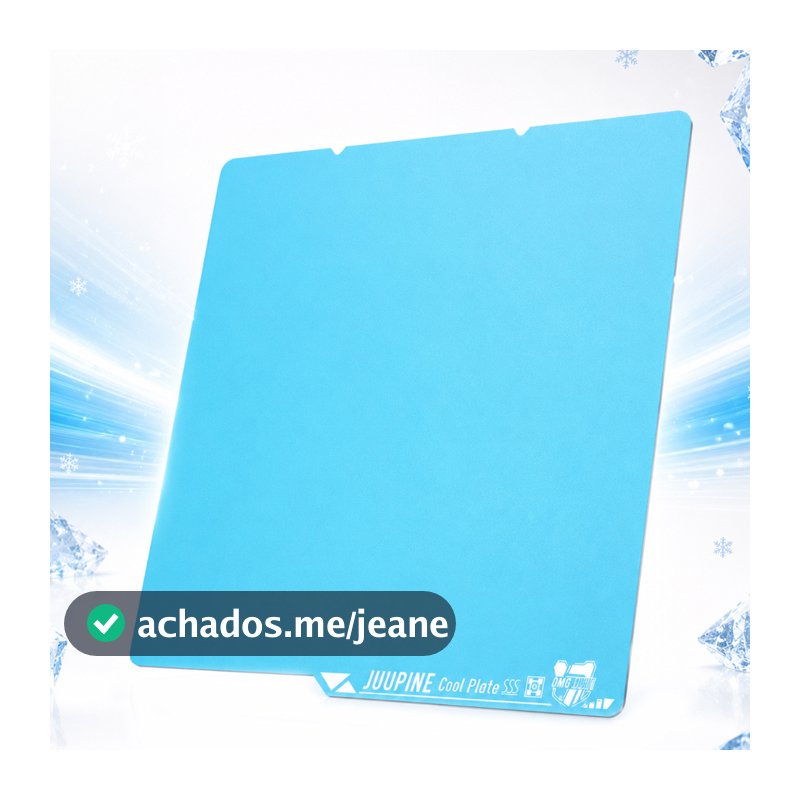 Placa Fria para impressora 3d Kobra X,  Base Mesa Fria, Cold Plate Glacier Anycubic