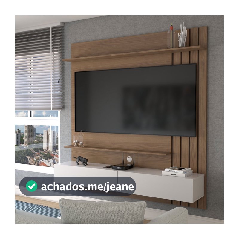 Painel para TV Até 65 Polegadas Christiania 2 Portas 2 Prateleiras