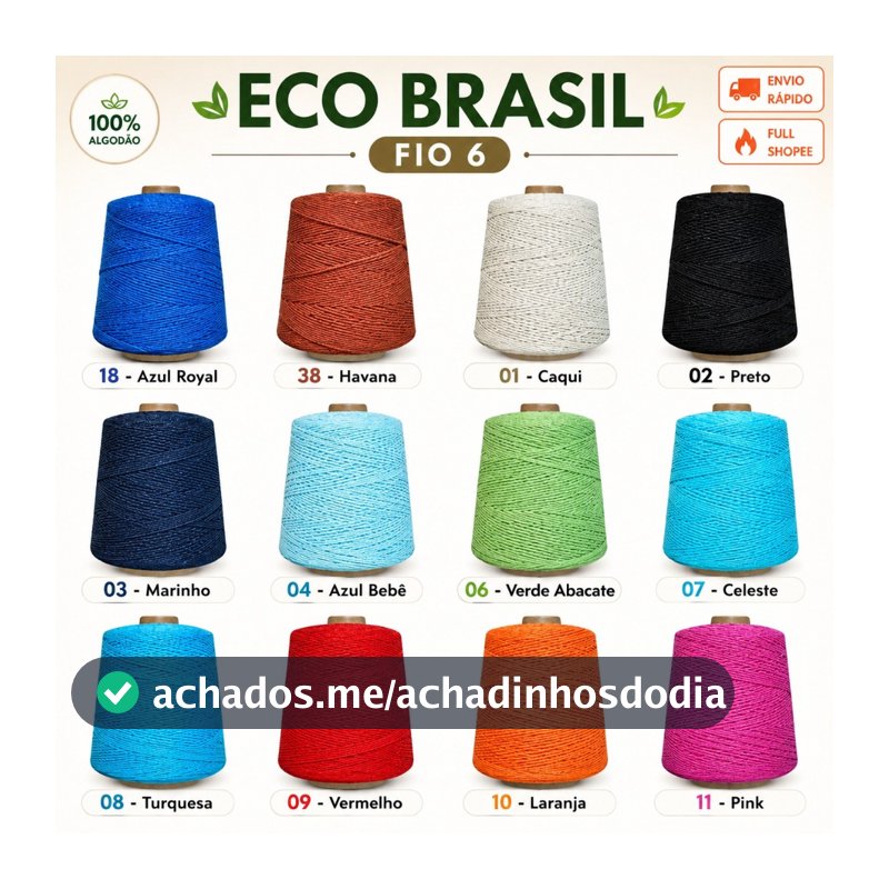 Barbante- 1kg- Eco-Brasil Soberano- (fio 6)