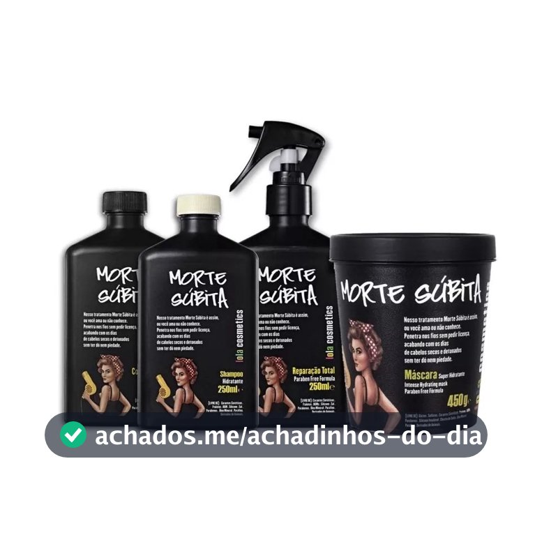 Kit 4 Produtos Morte Súbita Lola Cosmetics