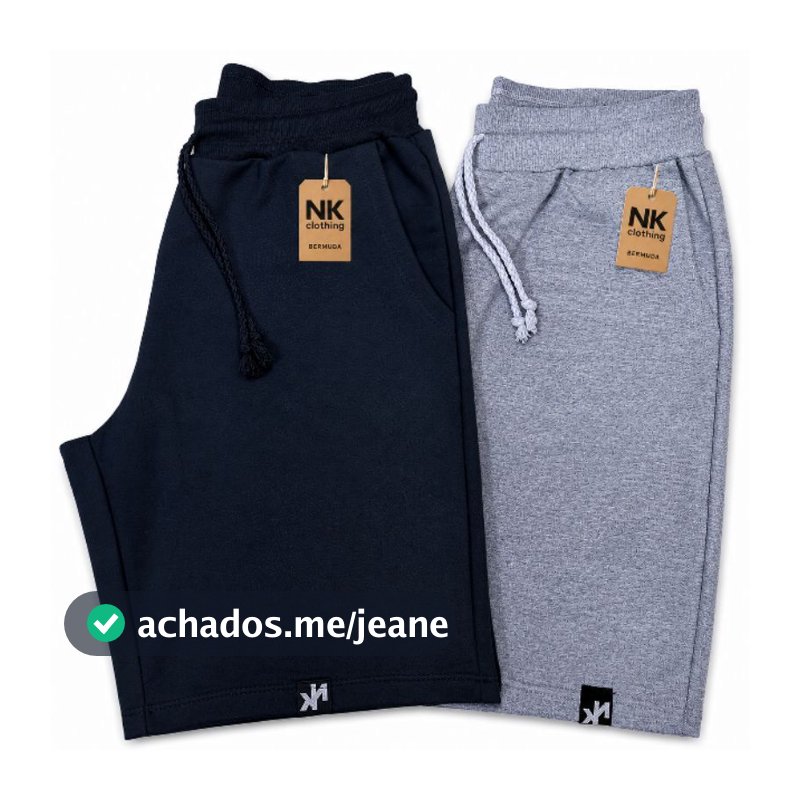 kit 2 e 3 Bermuda Moletom Masculina Short Academia treino casual