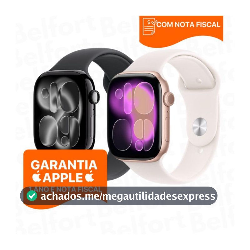 Relogio Apple Watch Series 11 GPS 42mm 46mm S11 Lançamento 1 ano garantia com Nota Fiscal