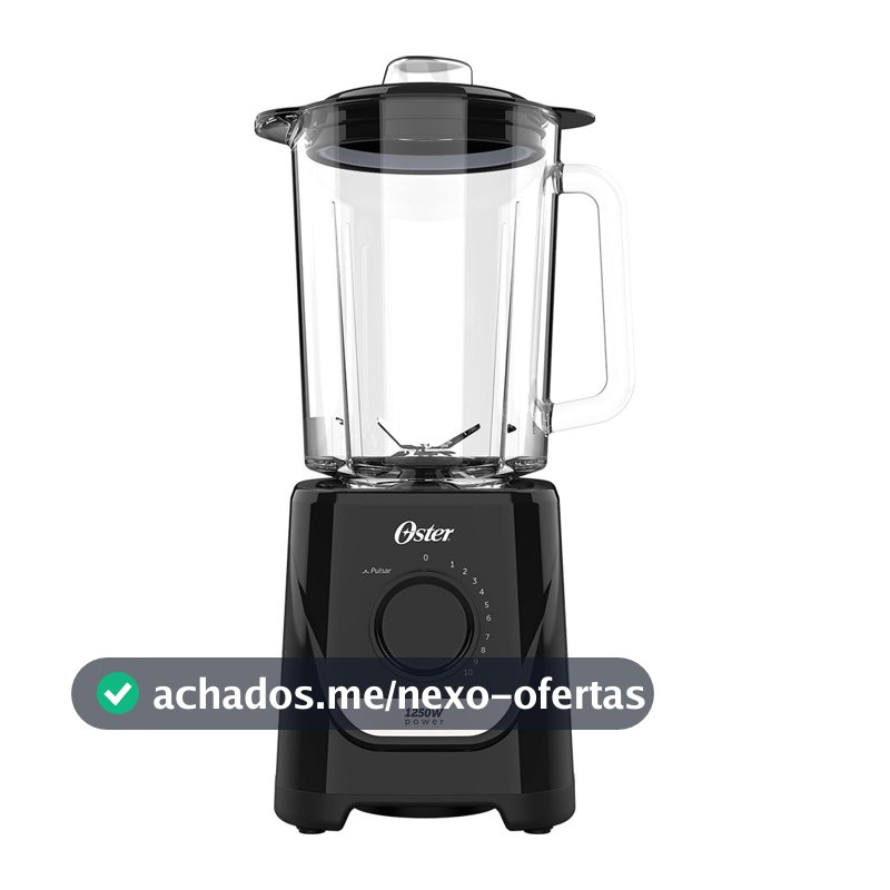 Liquidificador Power Oster Preto 2,2L