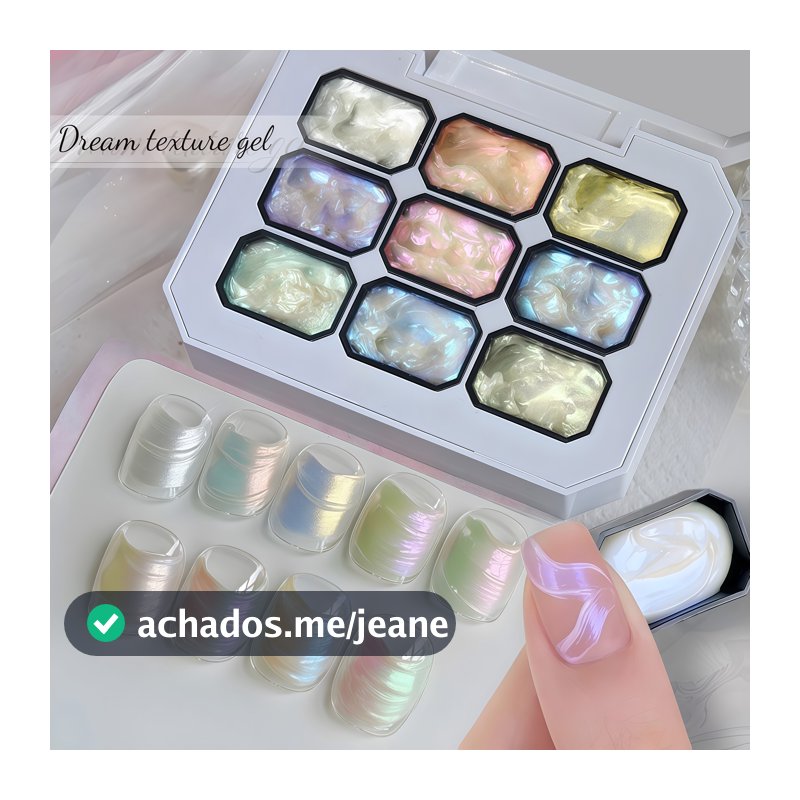 Gel Escultural 3D em 9 Cores - Gel de Unhas Aurora Silky com Textura Fantástica, Efeito Degradê e Alta Saturação