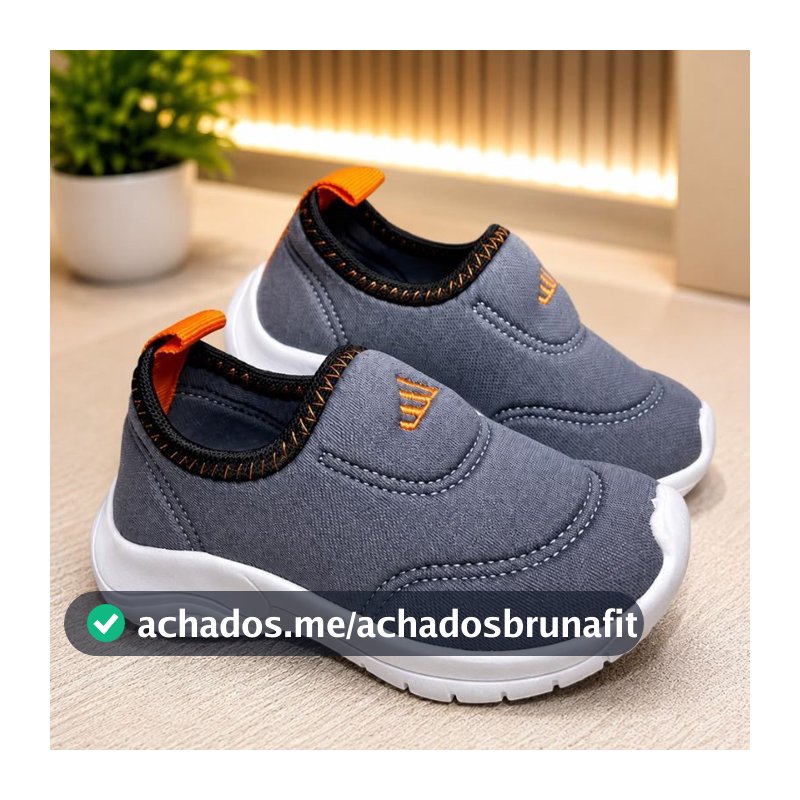 Tênis Infantil Masculino Calce Fácil Menino Casual. Leve e confortavel para seu pequeno