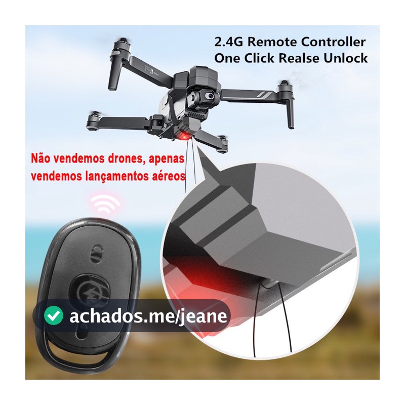 Airdrop Thrower System Para Drones 2.4 Controle Remoto Entrega Geral De Carga Útil Air Dropper Device Acessórios