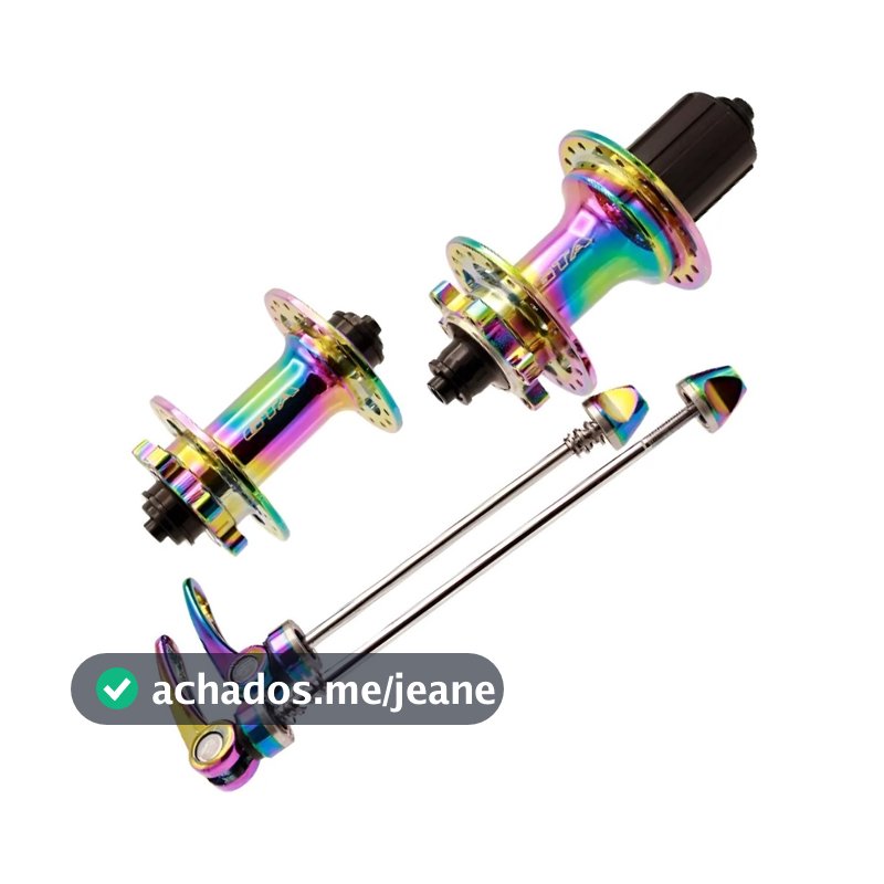 Par De Cubo Gta Barulhento Cassete K7 36furos Bike Mtb Cores Cor Arco Iris