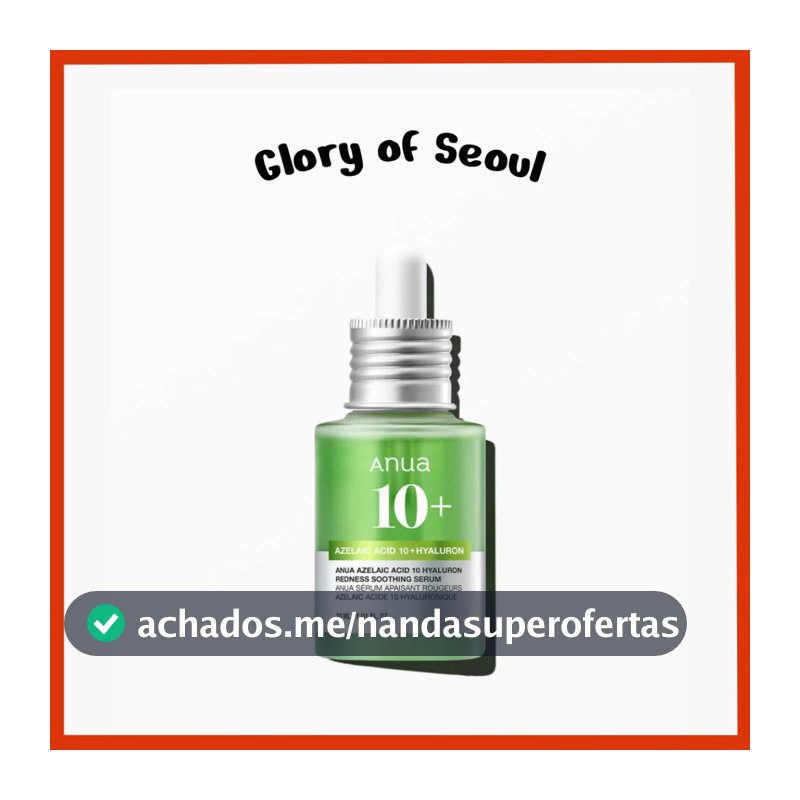 ANUA Azelaic Acid 10 Hyaluron Redness Soothing Serum, 30mL