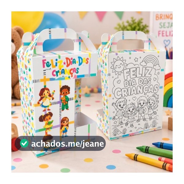 Maletinha para Lembrancinha | Maleta para presente | Dia das Crianças