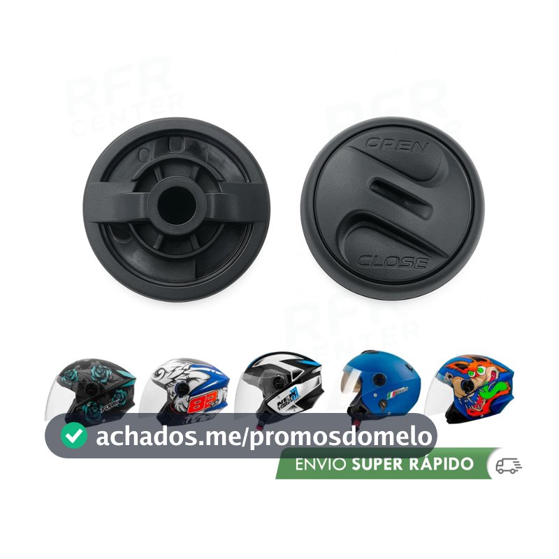 Reparo Botões Trava Viseira Capacete Pro Tork New Liberty