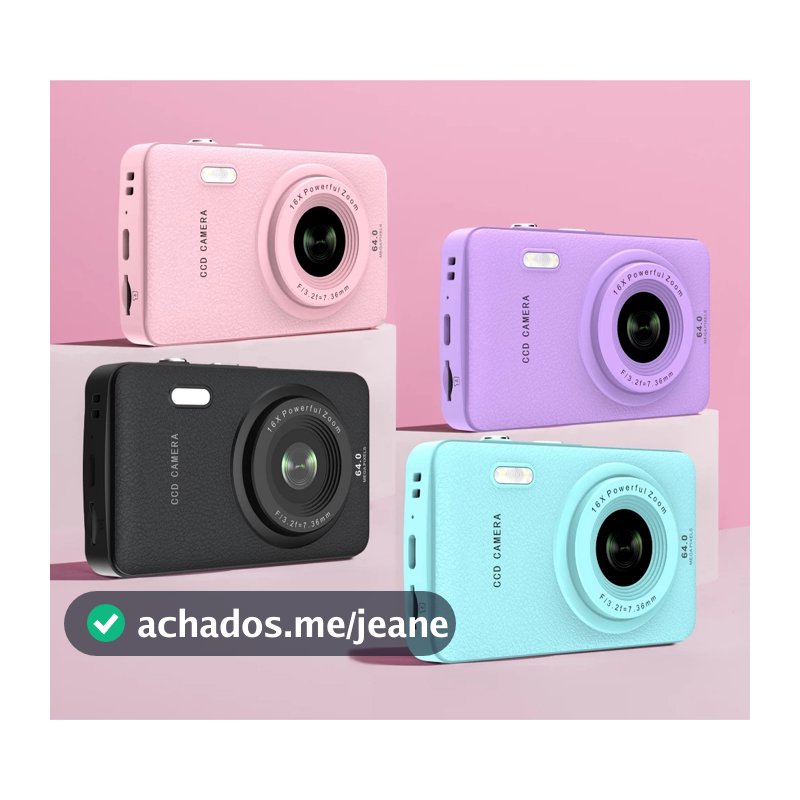 CCD Câmera Digital HD 1080P Tela De 2.8 Polegadas 18X Zoom 4K Suporta Reprodução De MP3 Vlog para Crianças e Estudantes