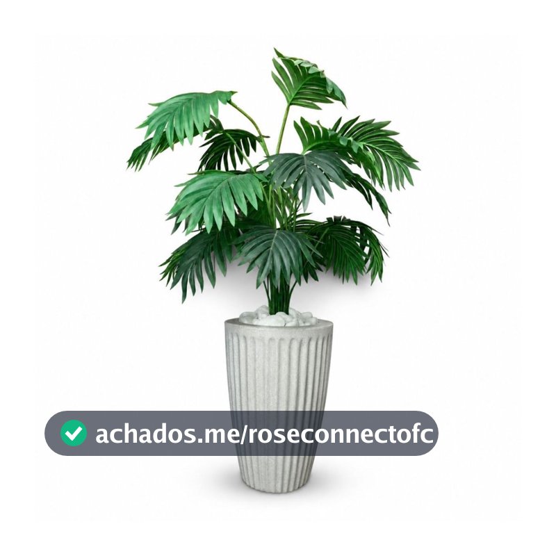 Planta Artificial Palmeira Com Vaso Polietileno