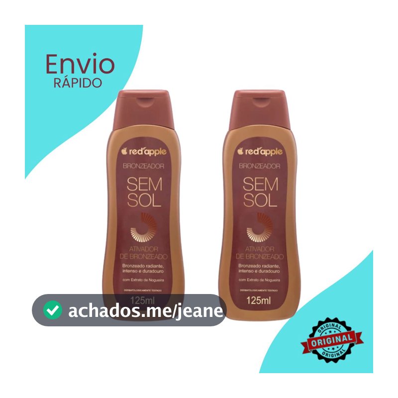 kit 2 Autobronzeador Sem Sol - 125 Ml Red Apple