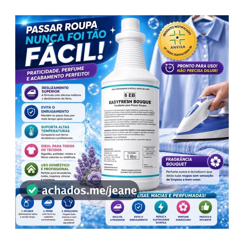 FACILITADOR ROUPAS 1L EASYFRESH BOUQUET SPARTAN