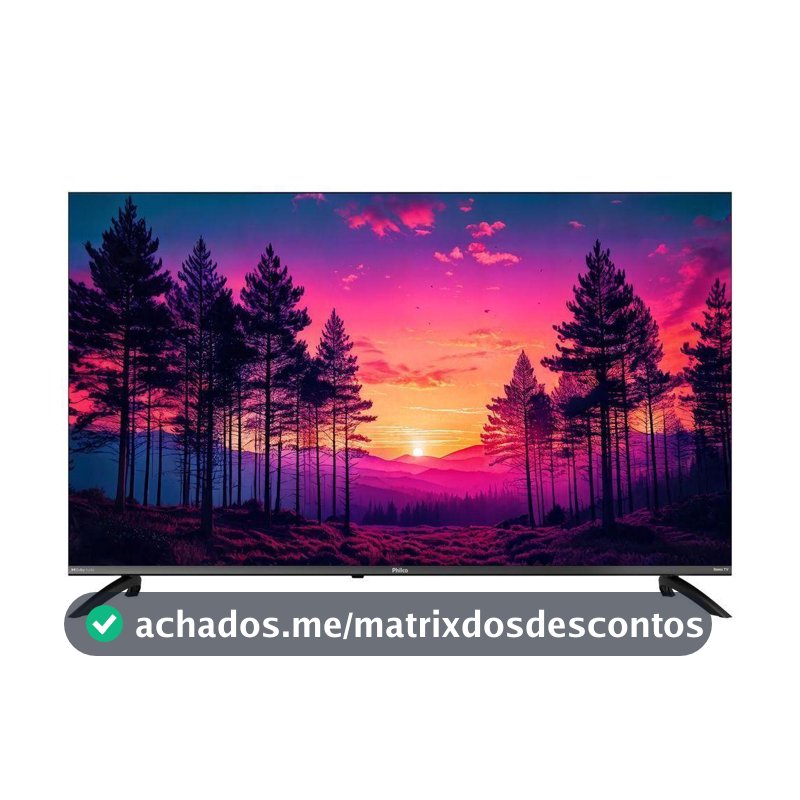 Smart TV Philco P49CRA 49" UHD 4K DLED Cinza com Roku TV HDR10 Bivolt