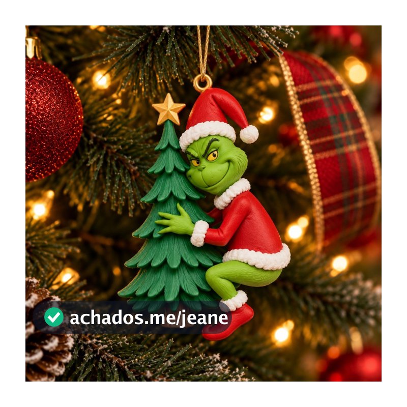 Enfeite Árvore de Natal O Grinch