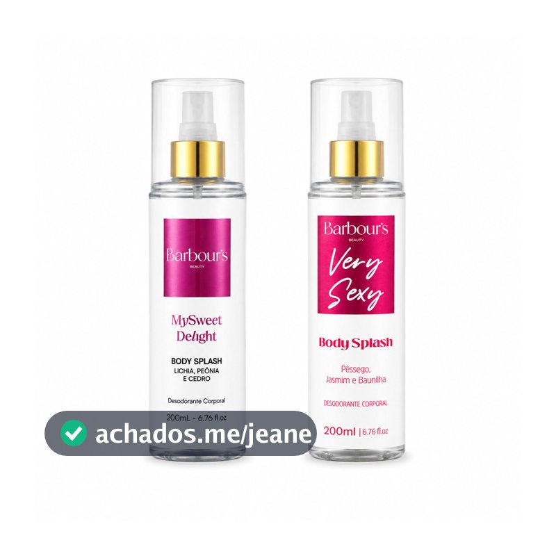Barbours Seleção Feminina com 2 Body Splash