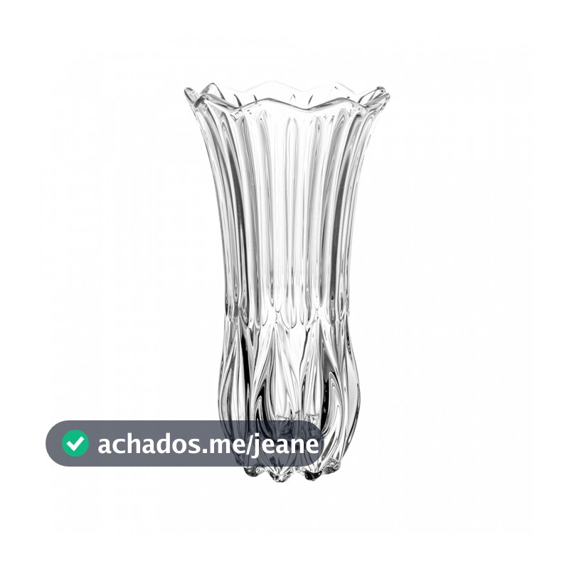 Vaso Vidro Decorativo Tulipa Wolff 22,5cm