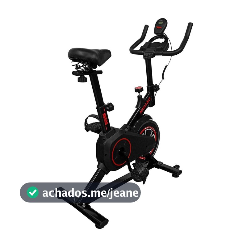 Bicicleta Ergométrica Spinning 8kg com Monitor