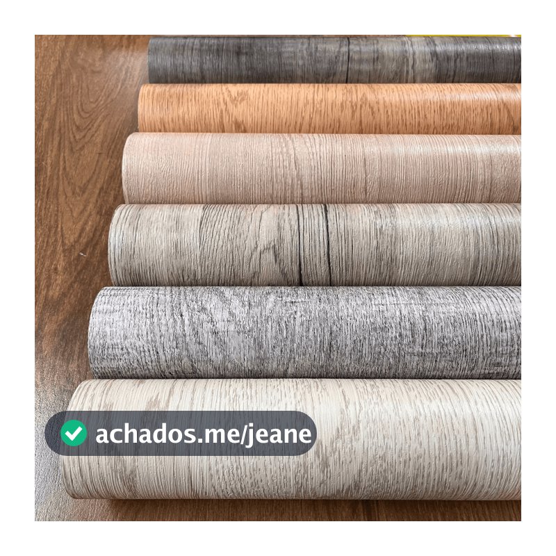 Papel Adesivo de Madeira Amadeirado Com Textura  Moldável Lavável