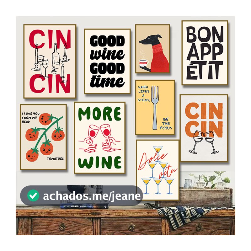 Brinde De Vinho Minimalista Bon Apetite Cartaz Tomate Limão Ilustração Pintura Em Tela Decoração Da Cozinha