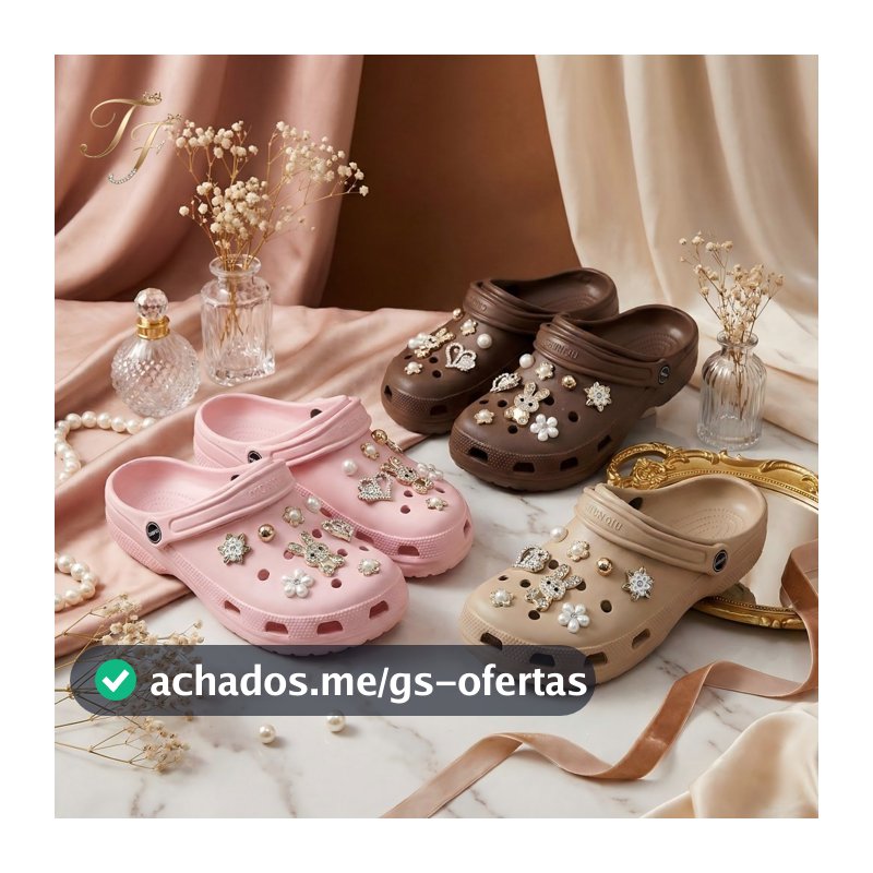 Sandália Feminina Chinelos de Praia Com Enfeites Luxo Confortável Eva
