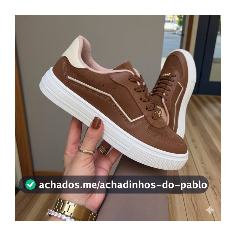 Tênis Feminino Moleca Coleção Ana Castela Casual Lançamento Conforto