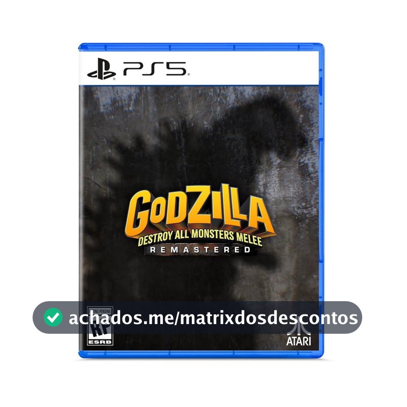 Godzilla Destroy All Monsters Melee Remastered PS5 Midia Fisica