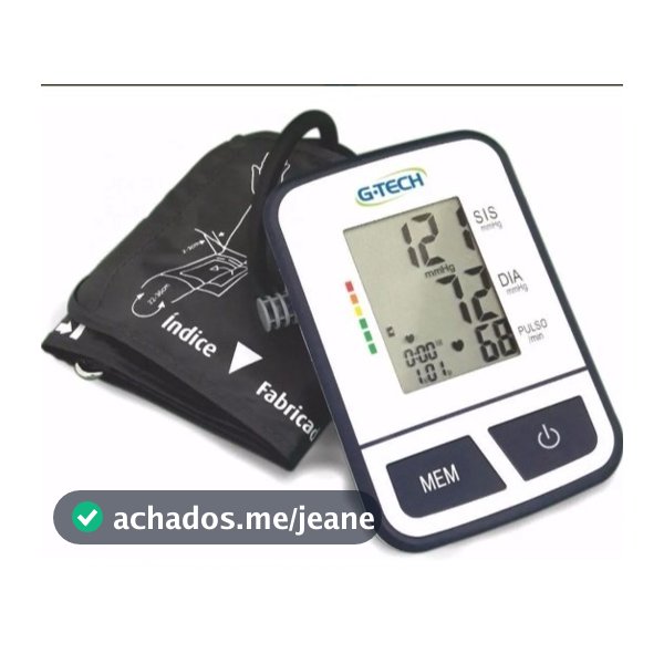 Aparelho Medidor de Pressão Digital de Braço BSP11 G-Tech