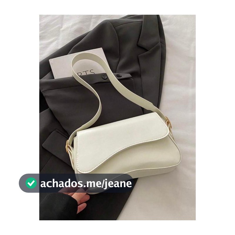 Bolsa Com Placa Full Feminina Baguete Tiracolo Pequena Festa