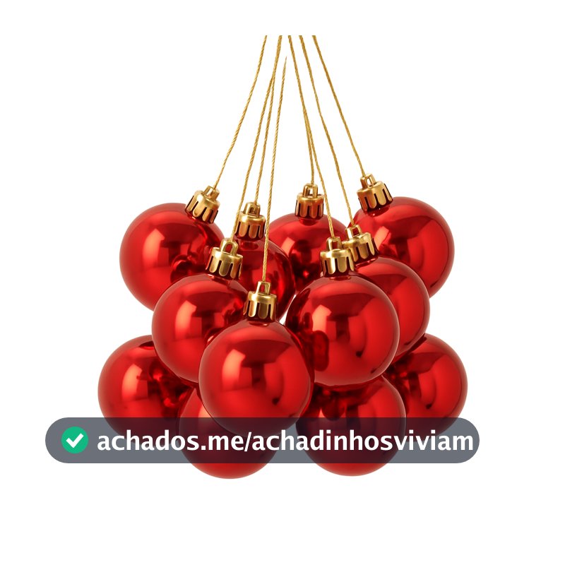 Kit Bolas De Luxo Brilhante Natal Grande Enfeites Natalinos Para Árvore 5cm