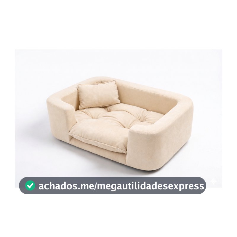 Poltrona Pet Luxo em Veludo/Boucle Premium | Super Confortável e Elegante