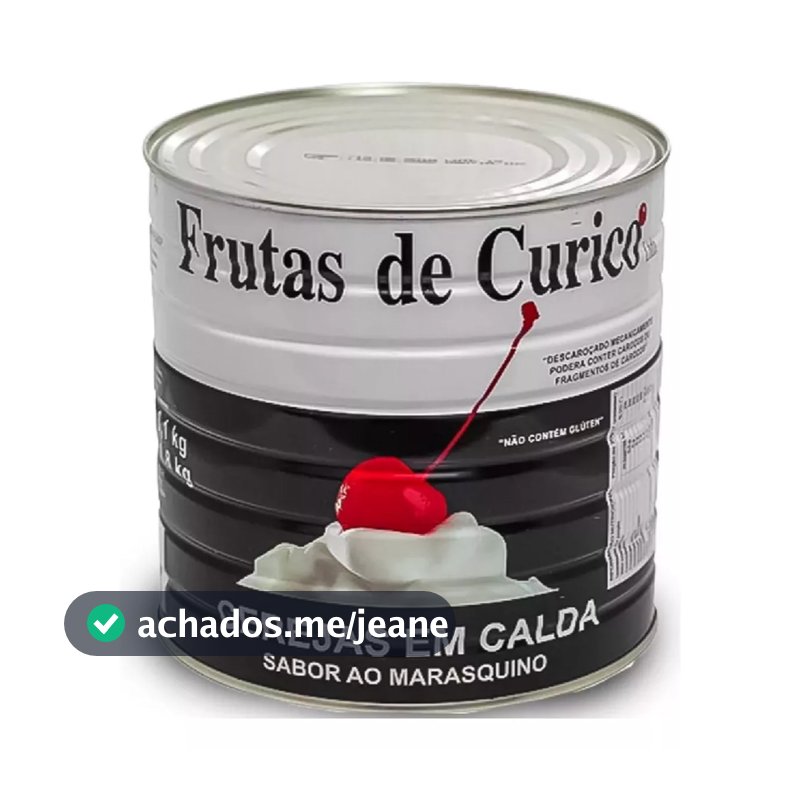 Cereja Em Calda Curico Ao Marrasquino 3,1kg