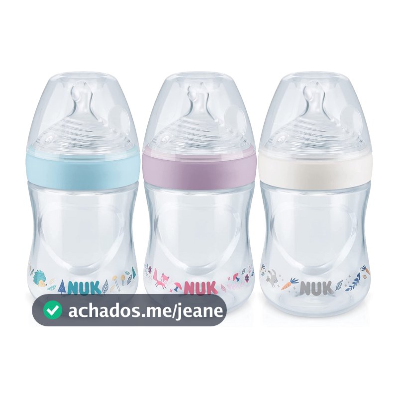 Mamadeira NUK Essence Smart Flow 150ml Anticólica de 0 a 6 Meses