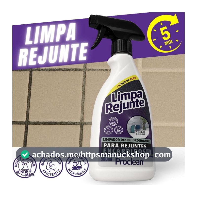 Limpa Rejunte Encardidos Rejunte Azulejos Mofo 500ml