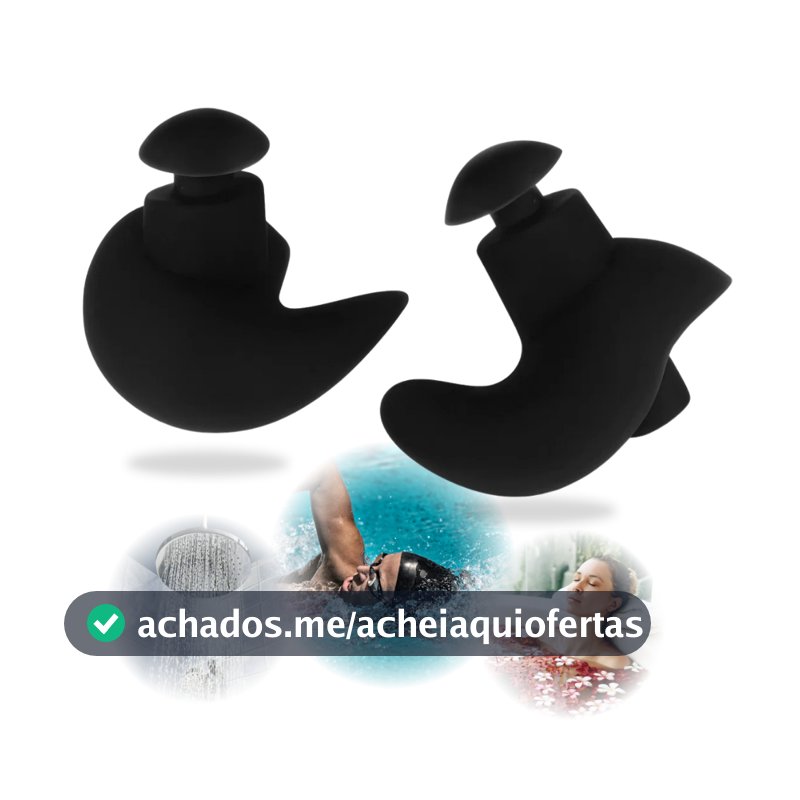 Abafadores De Som Silicone Reutilizável Dormir Estudar Tampão Protetor Auricular