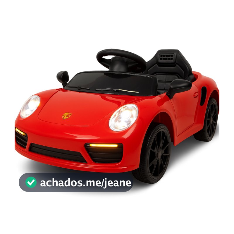 Carro Elétrico Infantil Compact Carrinho de Passeio Quadriciclo com Controle Remoto Luz e Música