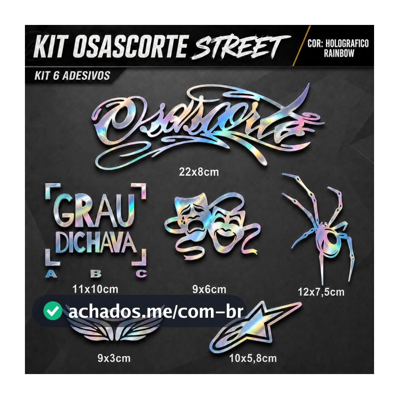 Adesivo Moto Grau Dichava Aranha Chora Agora Ri Depois Asas Estrela Top Vinil Recorte + Brinde