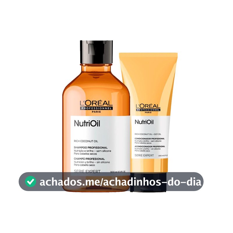 Kit L'Oréal Professionnel Serie Expert NutriOil - Shampoo 300 e Condicionador