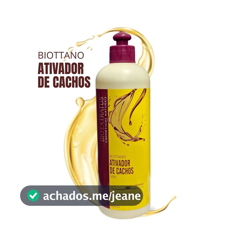 Umidificador Biottano Tutano Bio Extratus 500ml Hidratante Finalizador Ativador Cachos Pentear
