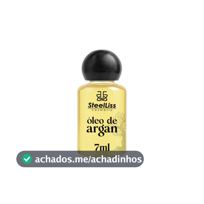 Óleo Capilar de Argan Finalizador 7ml Reduz Frizz - Cabelo Brilhoso