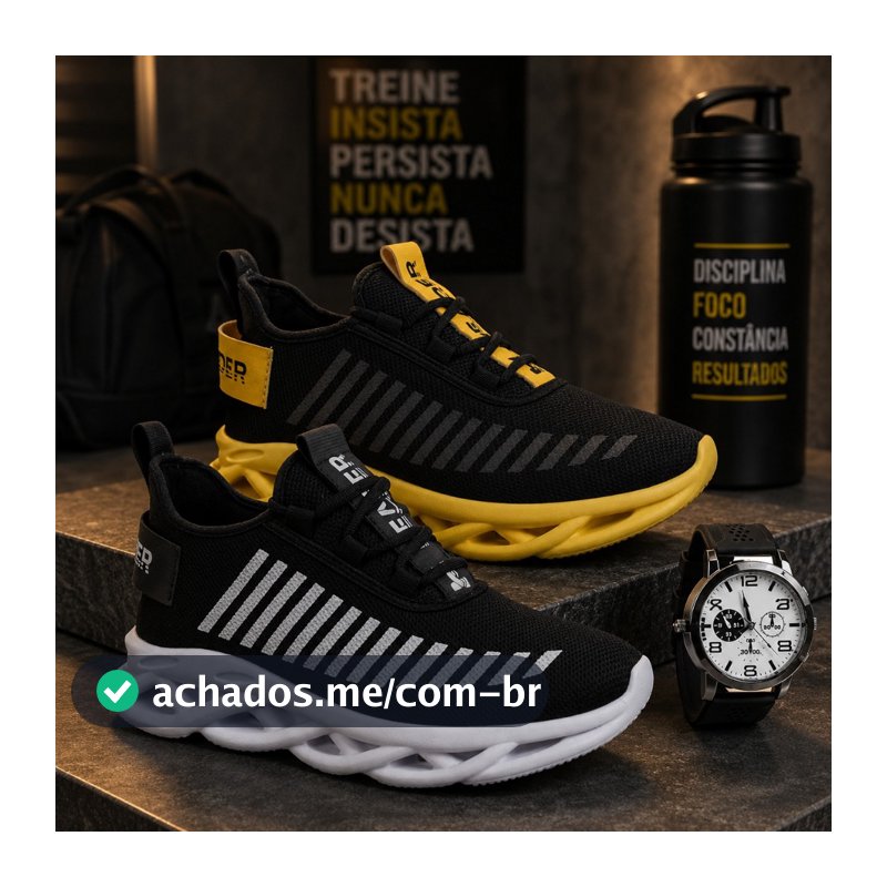 Kit 2 Tênis Masculino Header Infinite Várias Cores Promoção + Relógio