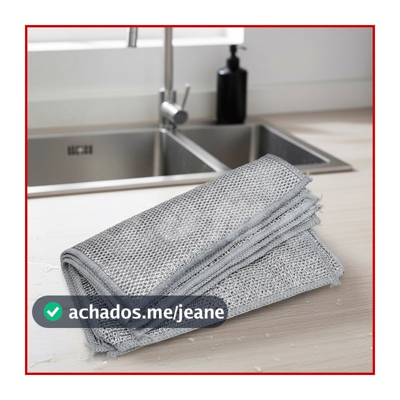Dupla Face de Lã de Aço para Limpeza - Limpador Não-Riscante para Utensílios de Cozinha, Alternativa de Esponja de