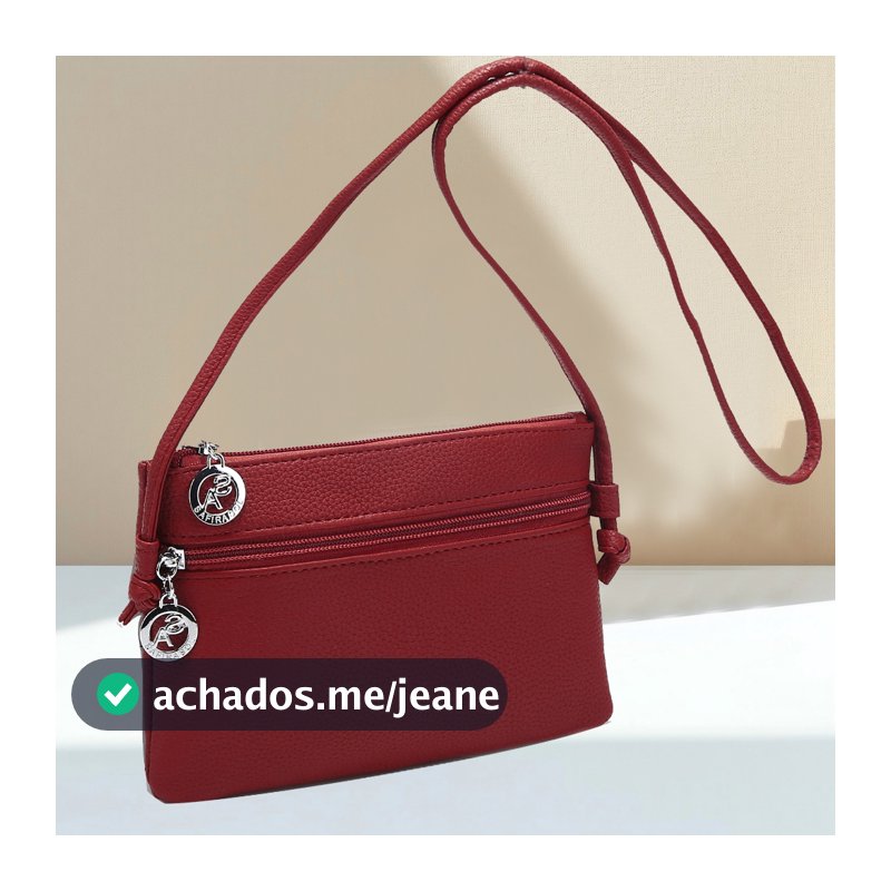 Bolsas Bolsinha Feminina Simple Transversal Cabe Celular L9026