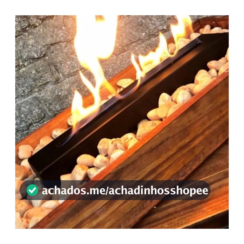 Lareira Ecológica a Álcool Com Abafador Vários Tamanhos