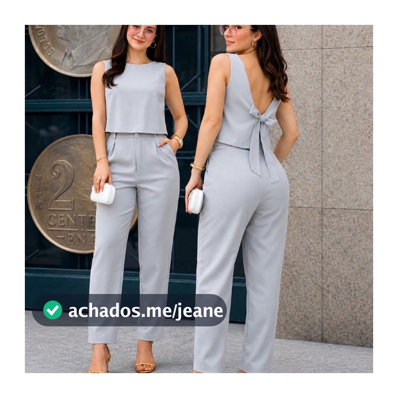 Conjunto Feminino Alfaiataria social. TECIDO PREMIUM