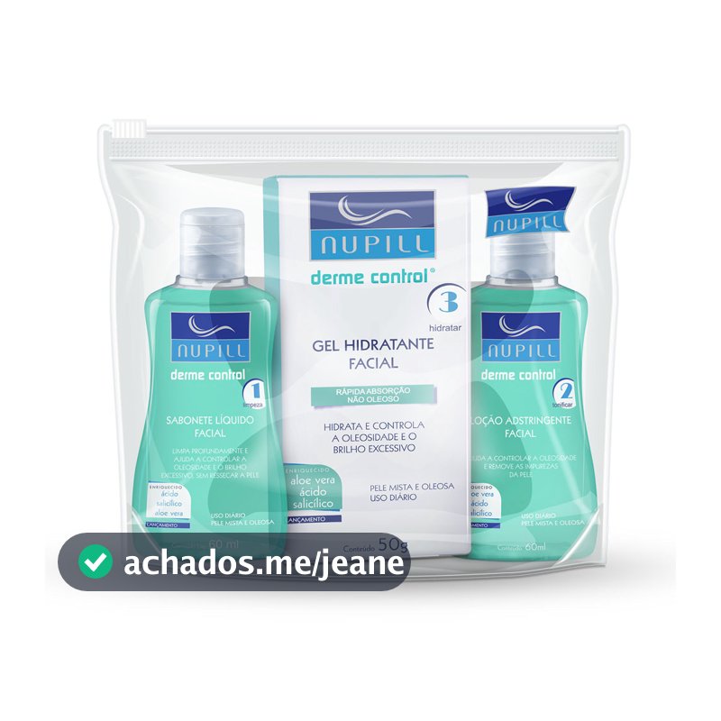 Travel Kit anti acne Nupill Derme Control