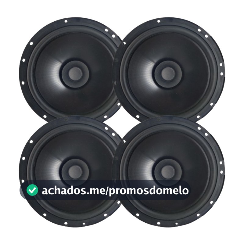 Kit 4 Alto Falantes Coaxiais 6  Bomber Original Montadoras - 220 Watts Rms